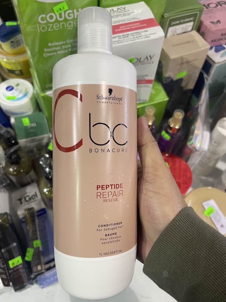 Schwarzkopf BC Bonacure Repair Rescue Bond Repair Shampoo with Arginine | Shampoo for Dry Damaged Hair | Colour Safe for All Hair Types