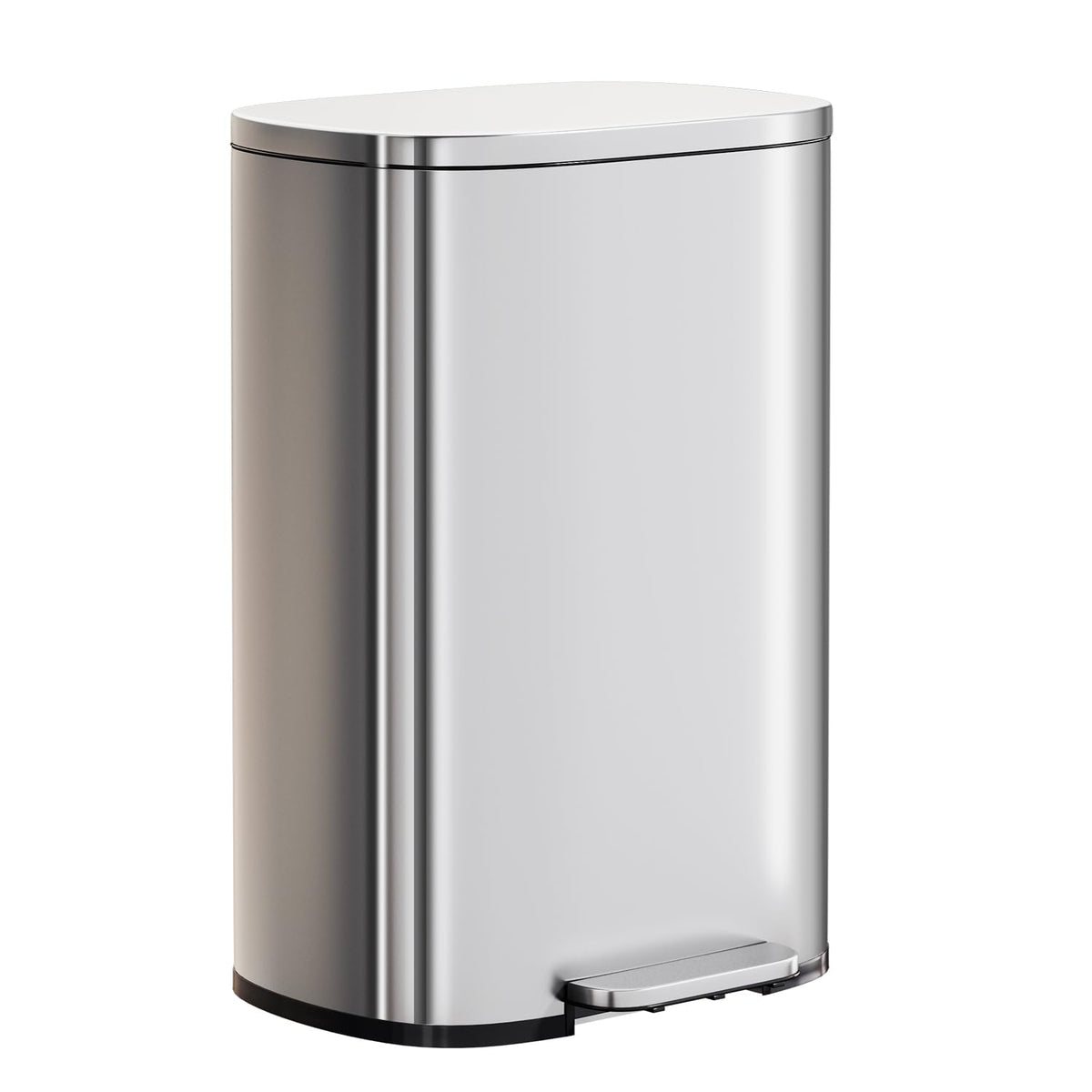PayLessHere 13‑Gallon Stainless Steel Kitchen Trash Can