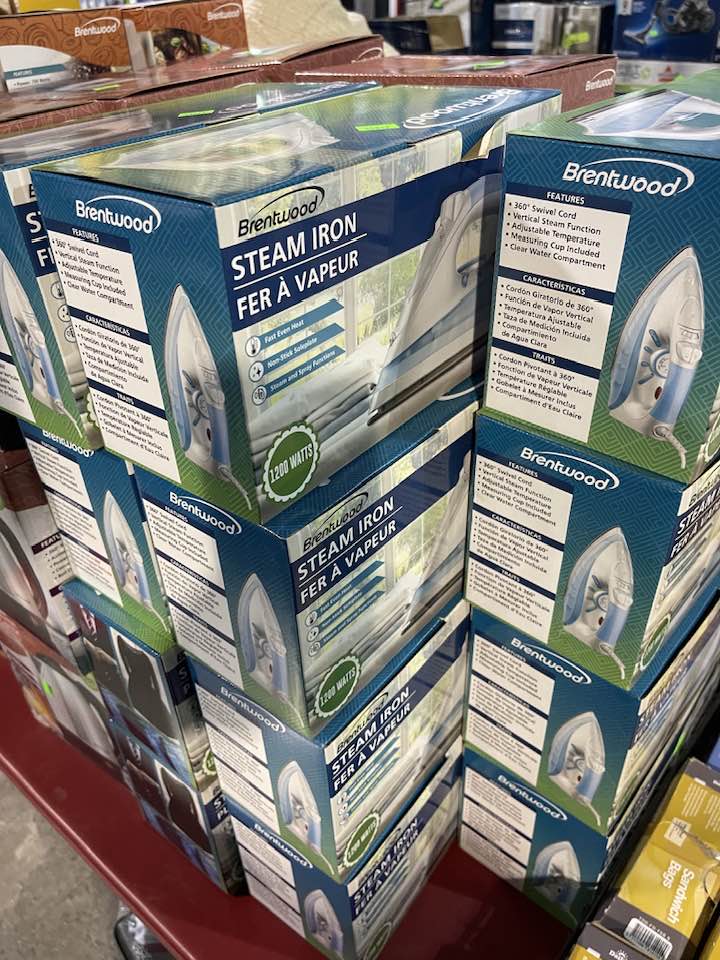 Brentwood BTWMPI60 Steam/Dry Iron