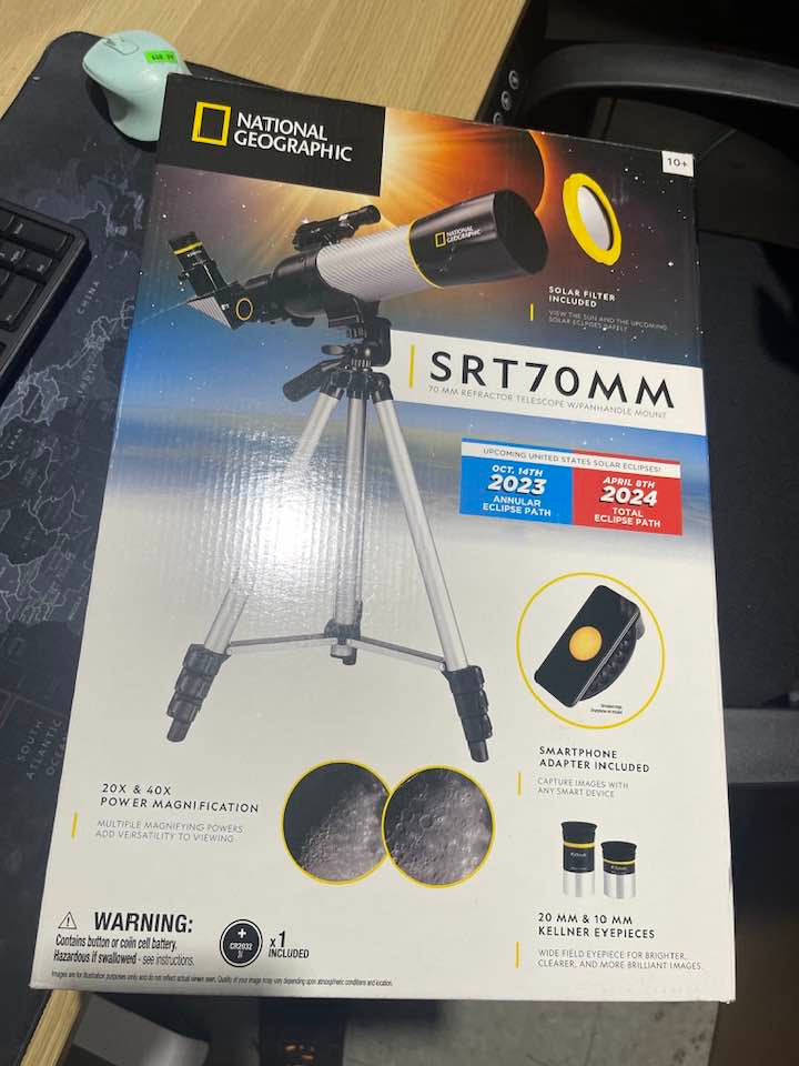 National Geographic 70mm Refractor Telescope