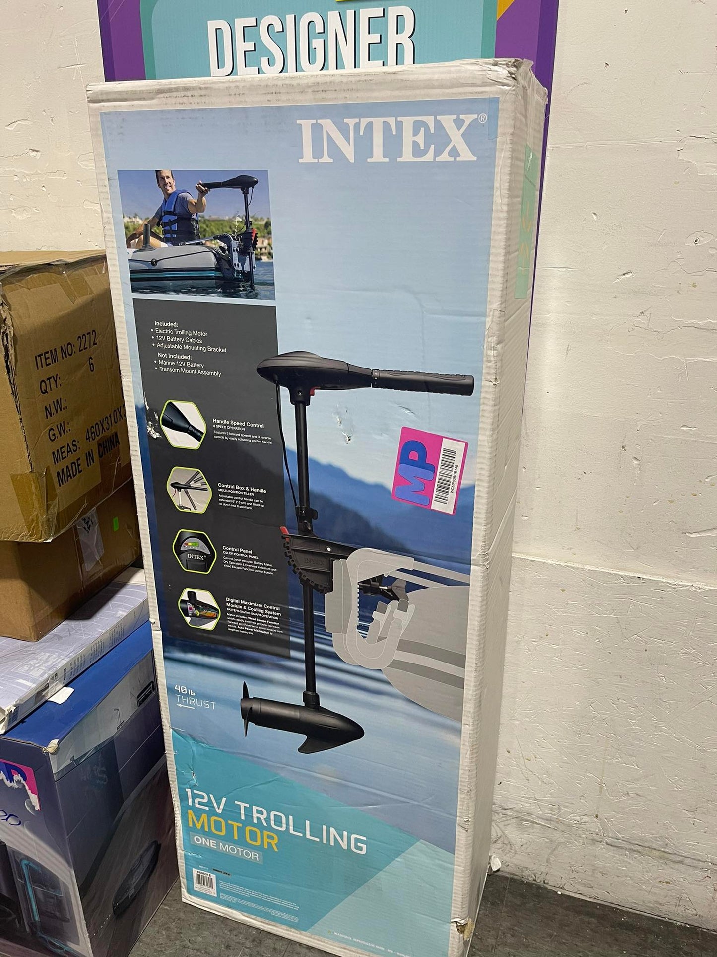 Intex Transom Mount Trolling Motor