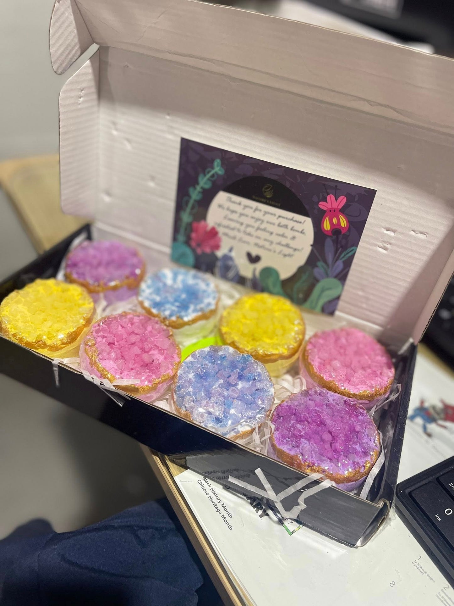 Nature’s Light Bath Bombs