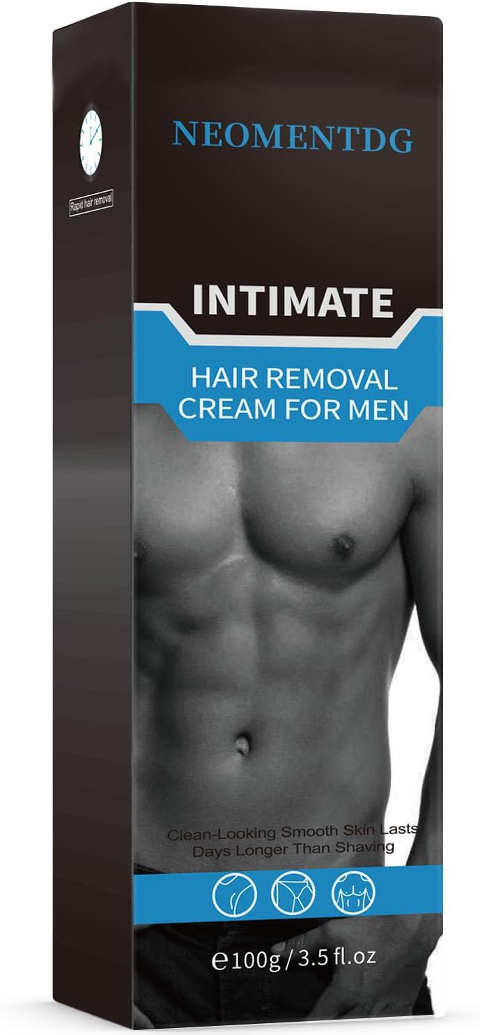 Hair Removal Cream for Men: Body Hair Remover for Men’s Intimate and Private Areas