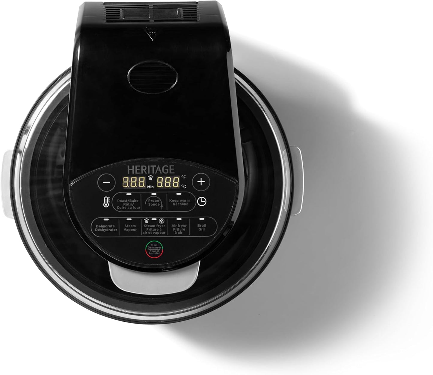 Heritage Electric Digital 6‑in‑1 Steam Air Fryer – 4.3L