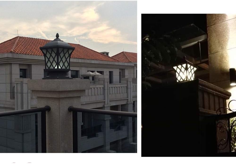 Solar Garden Light Outdoor Waterproof Post / Wall / Pillar Lamp