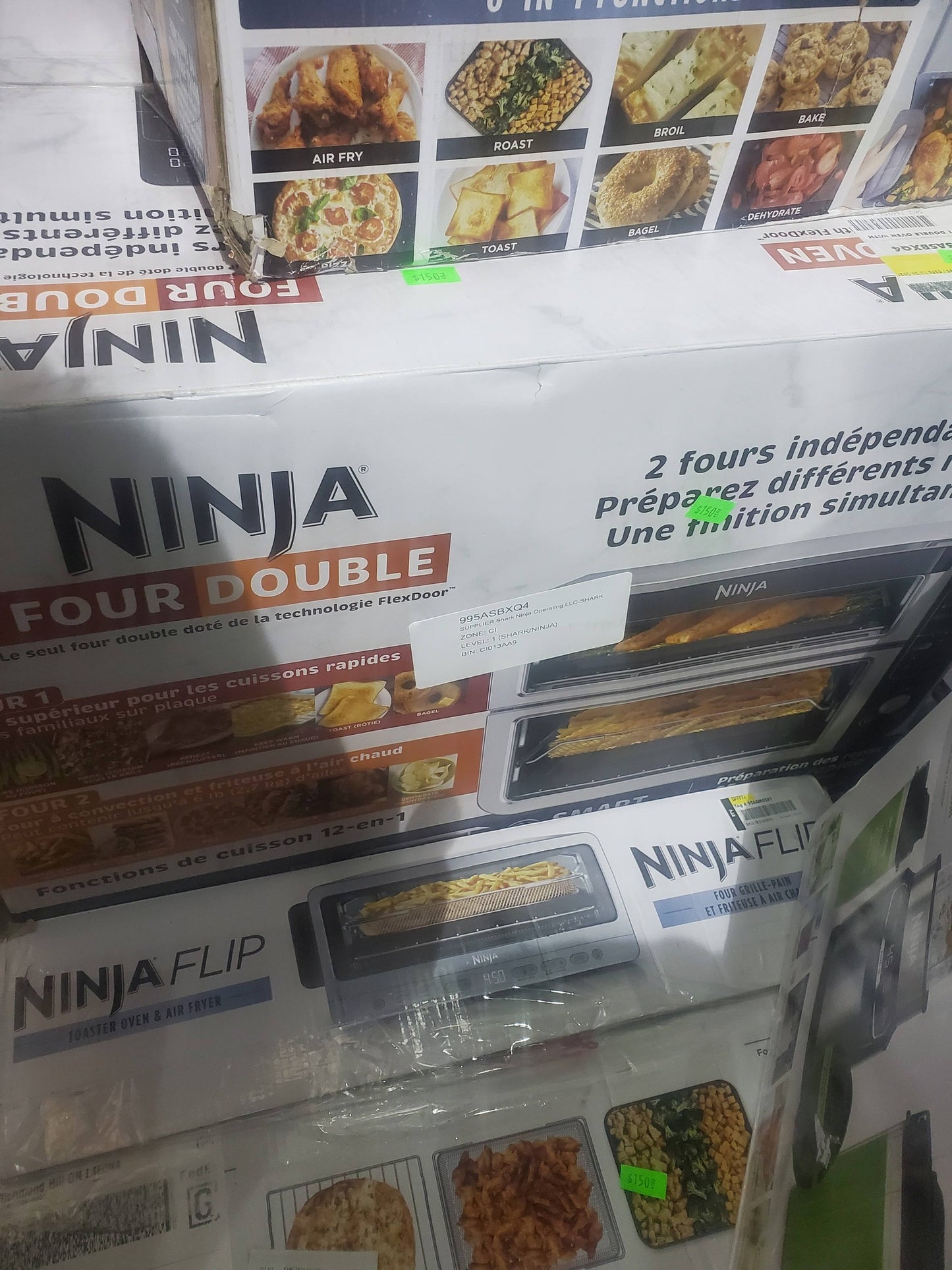 Ninja DT201C Foodi 10‑in‑1 XL Pro Air Fry Oven – Stainless Steel – 1800W