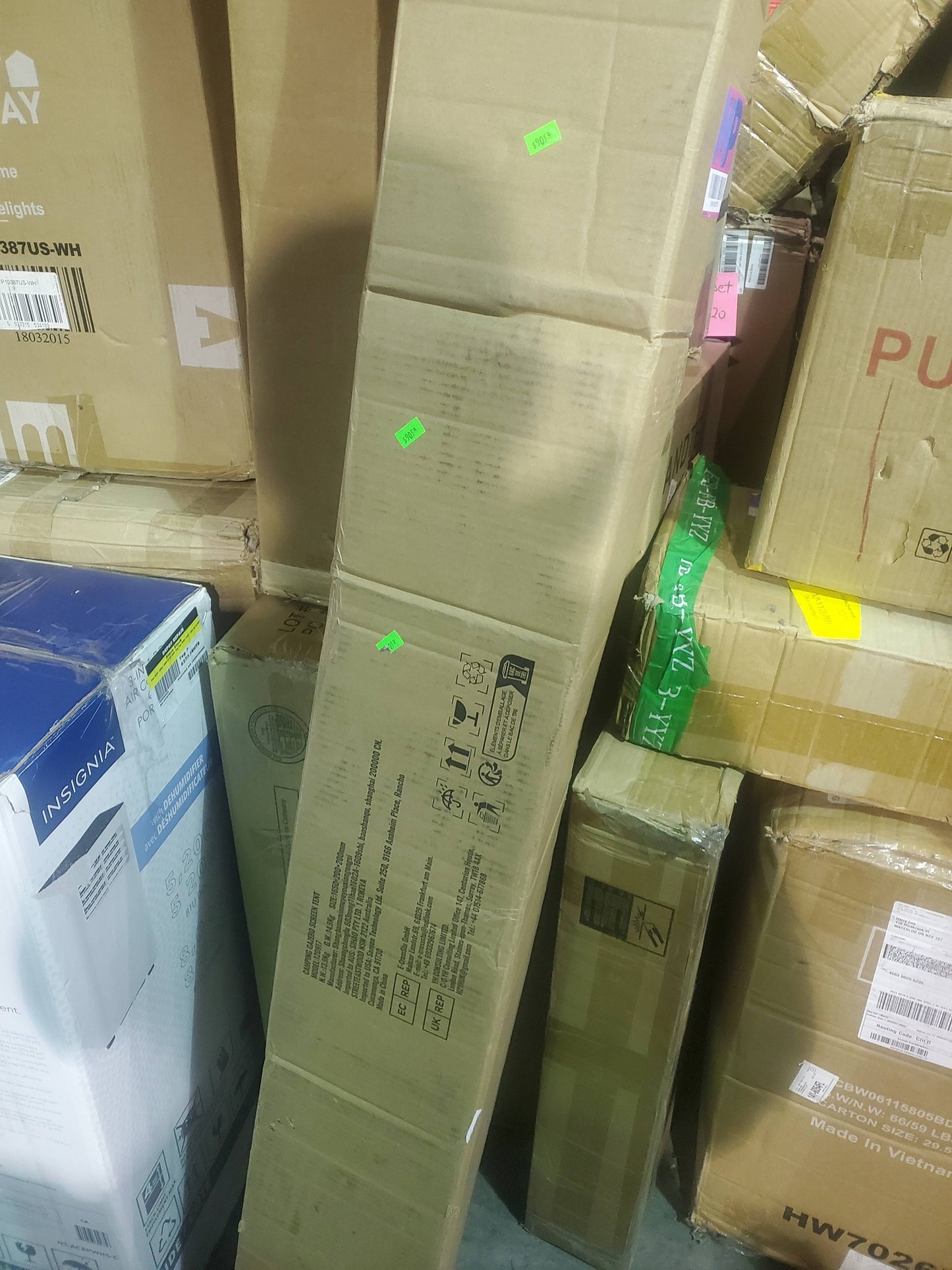 VEVOR 12' x 12' Camping Gazebo Tent – 6‑Sided Pop‑Up Screen Shelter