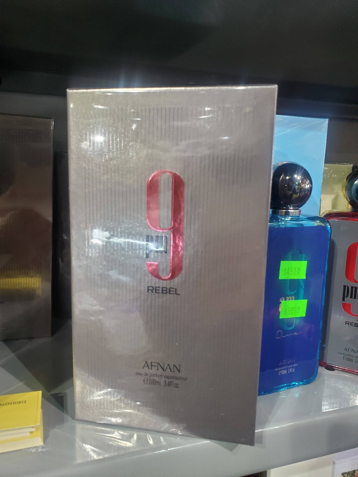 Afnan 9 PM Rebel – Eau de Parfum 3.4 oz (Unisex)