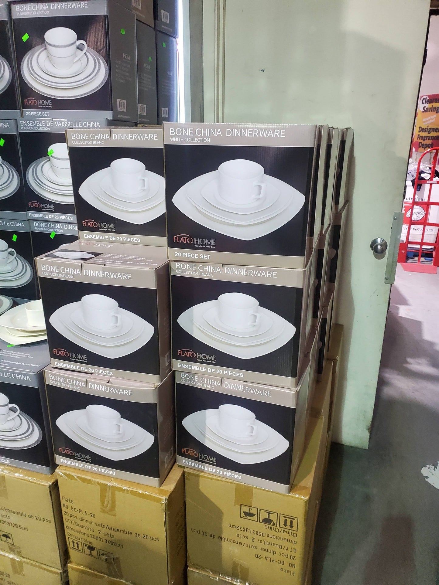 Flato Bone China Dinnerware Set β 20 Pieces