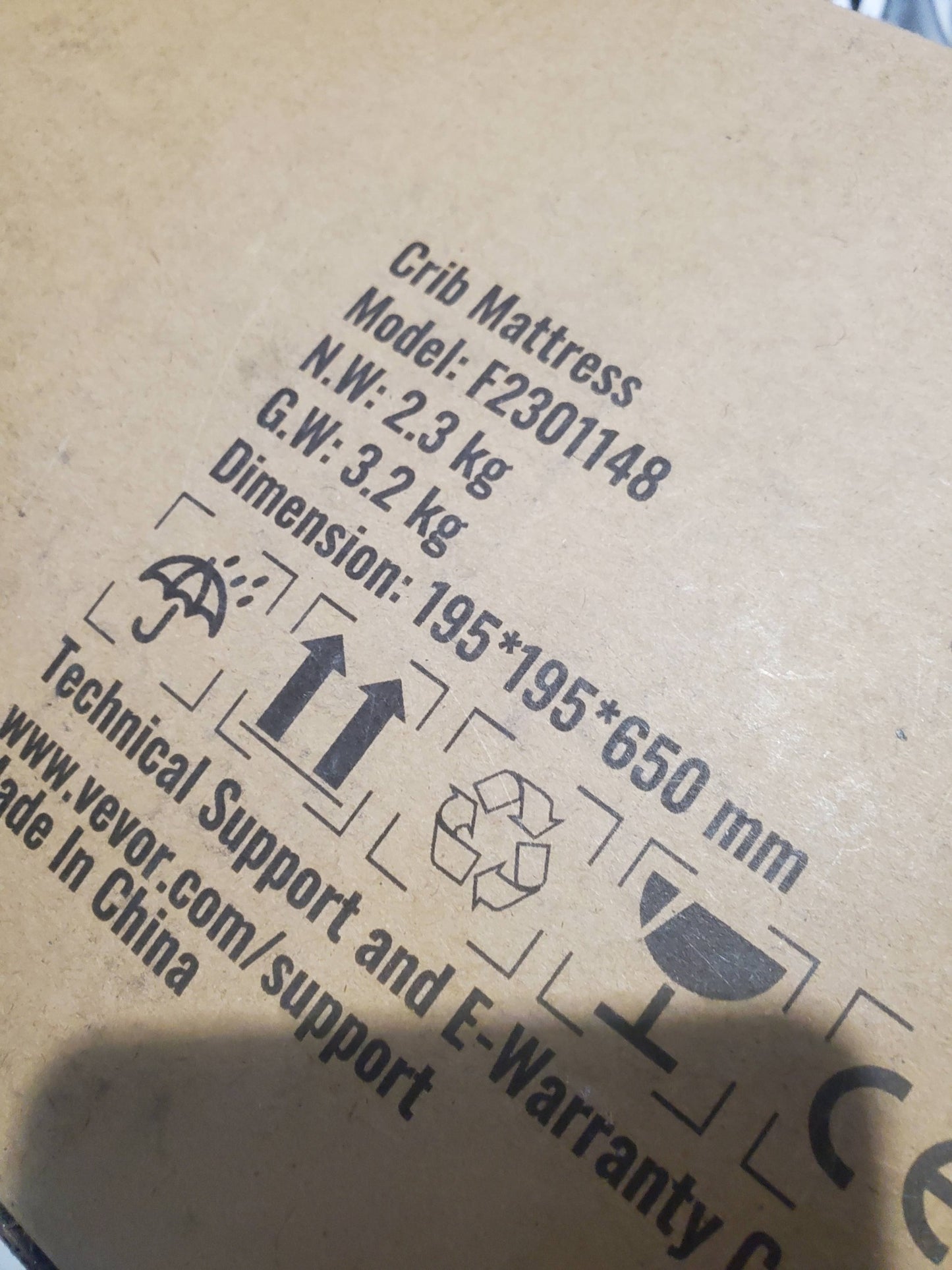 Crib Mattress, Two-sided Breathable Toddler Mattress of Memory Foam, Baby Mattress