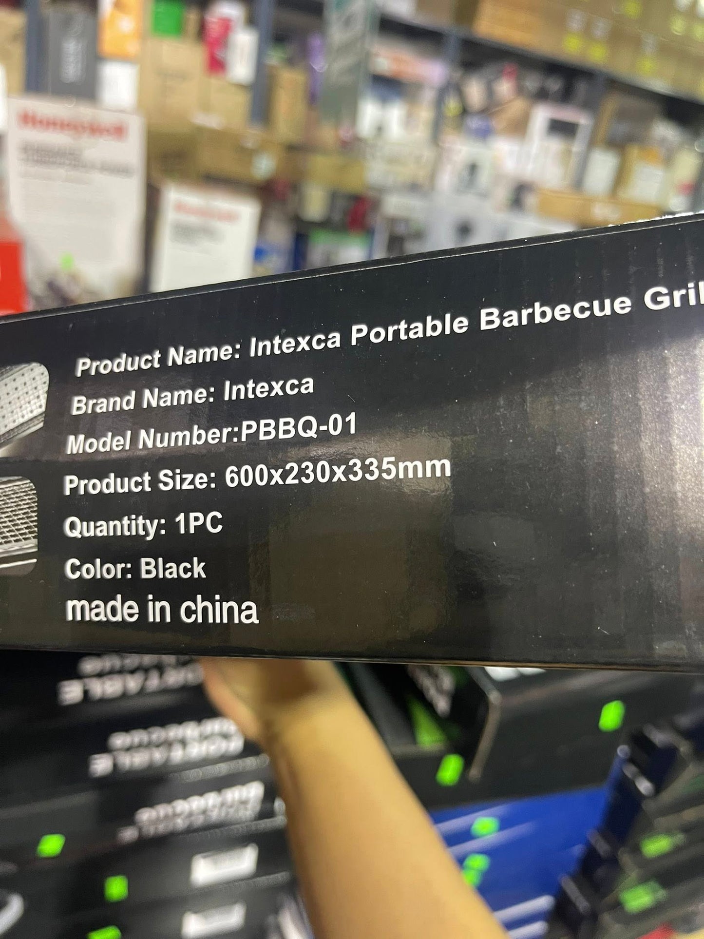 Grill for Outdoor Portable Charcoal Grill Black Metal Foldable BBQ Grills Outdoor