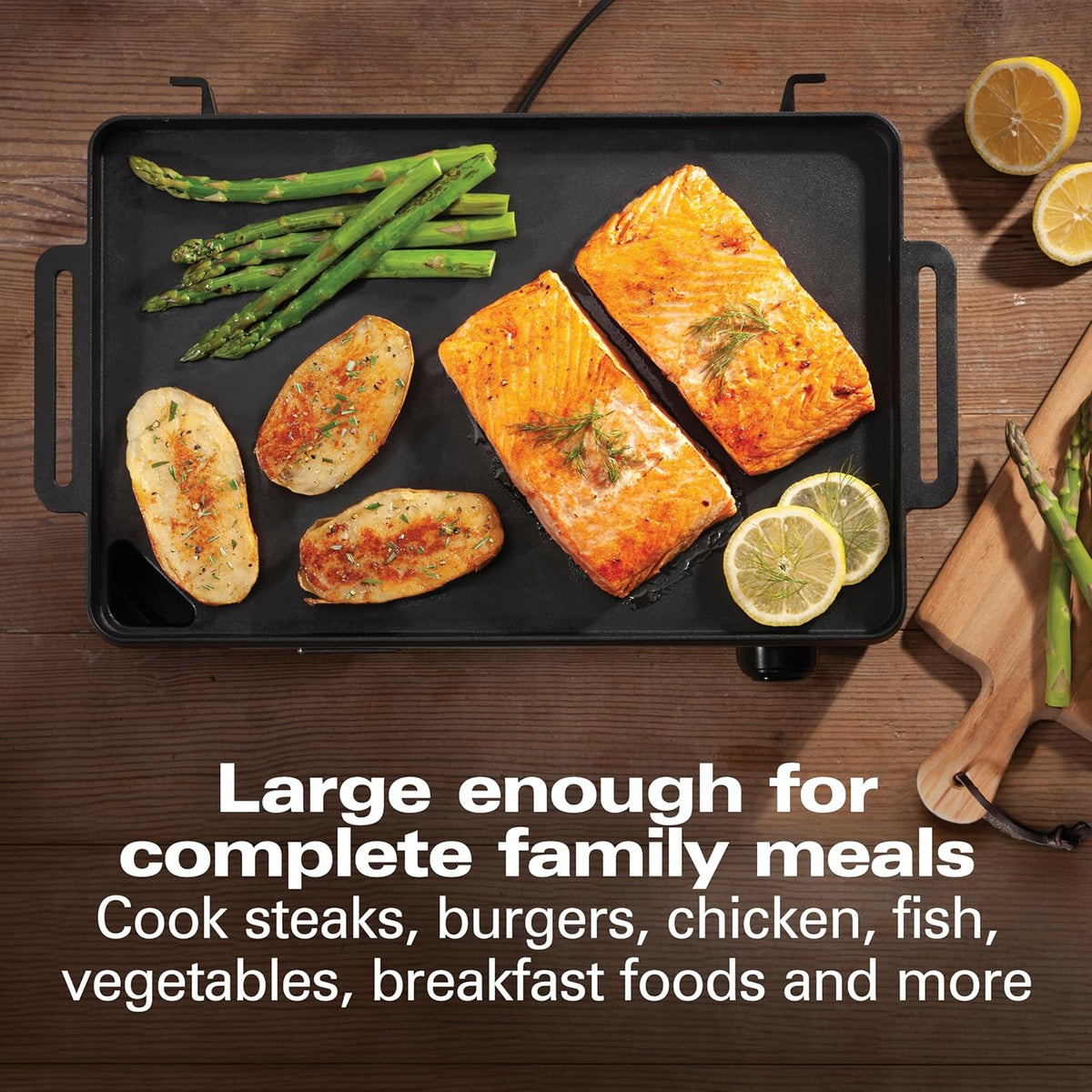 Hamilton Beach Professional Cast Iron Electric Grill