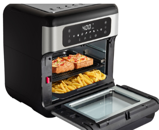 Ultima Cosa Digital Air Fryer Oven – 10L / 10.6QT (Black Stainless Steel)
