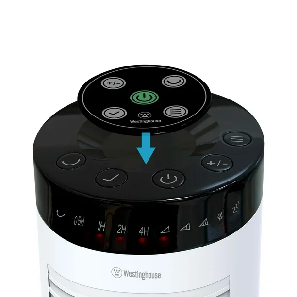 WESTINGHOUSE 32" TOWER FAN WITH REMOTE CONTROL, POWERFUL AIRFLOW, ULTRA QUIET