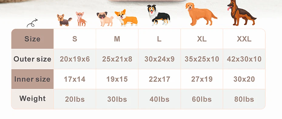 Memory Foam Orthopedic Dog Bed Anti-Slip Bottom Soft Fluffy Cat Puppy Mat Sofa