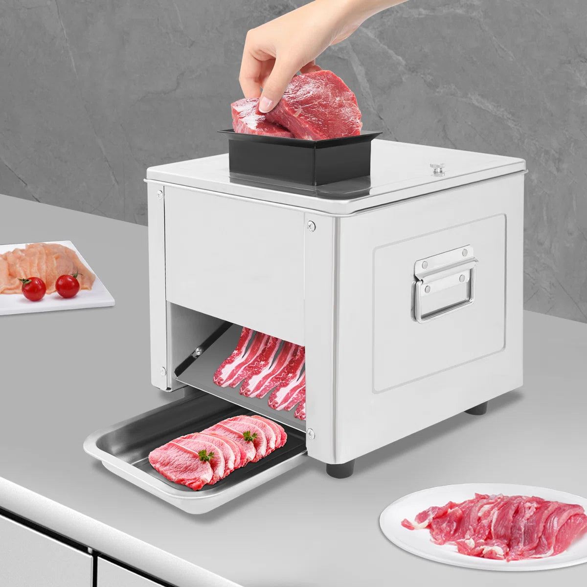 Benchtop Meat Cutter & Shredder – 10mm precision