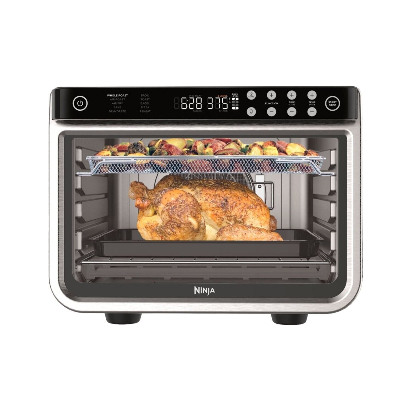Ninja DT201C Foodi 10‑in‑1 XL Pro Air Fry Oven – Stainless Steel – 1800W