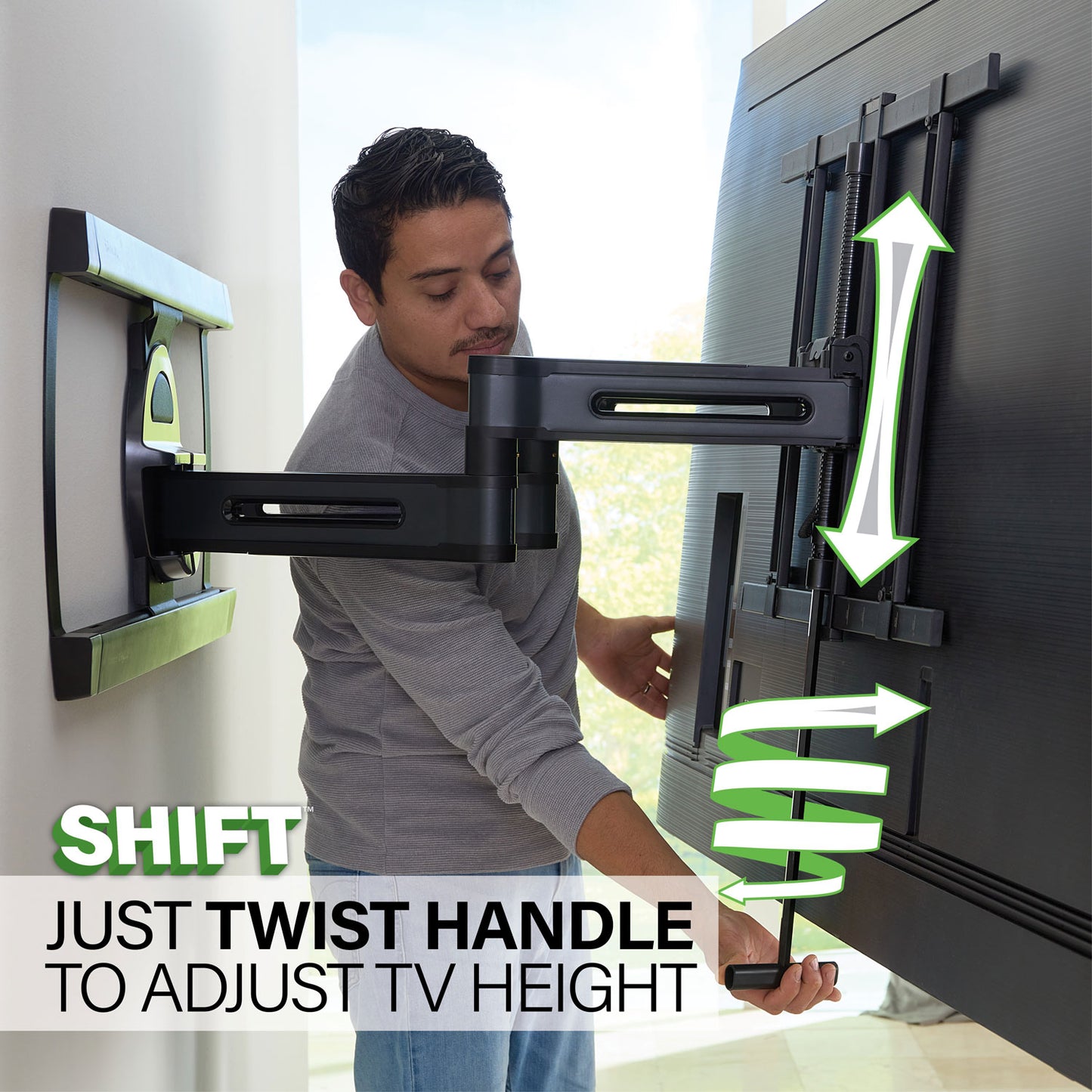 SANUS Elite 42"–90" Advanced Full‑Motion 4D