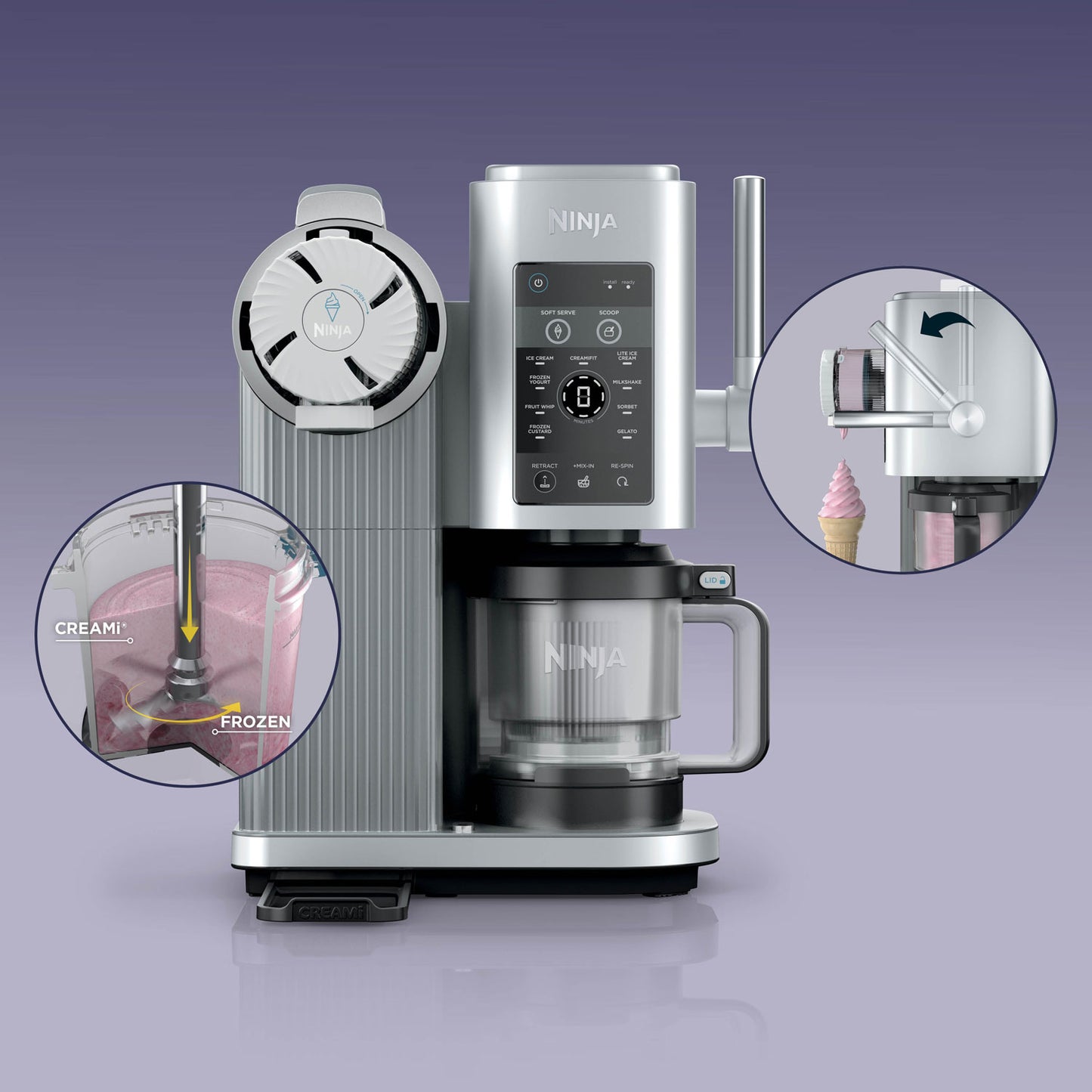 Ninja CREAMi Swirl 0.47L Ice Cream Maker