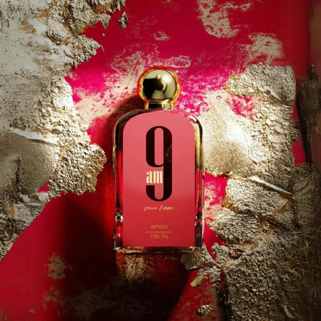 Afnan 9 AM Pour Femme Eau De Parfum, 3.4 Fl. Oz