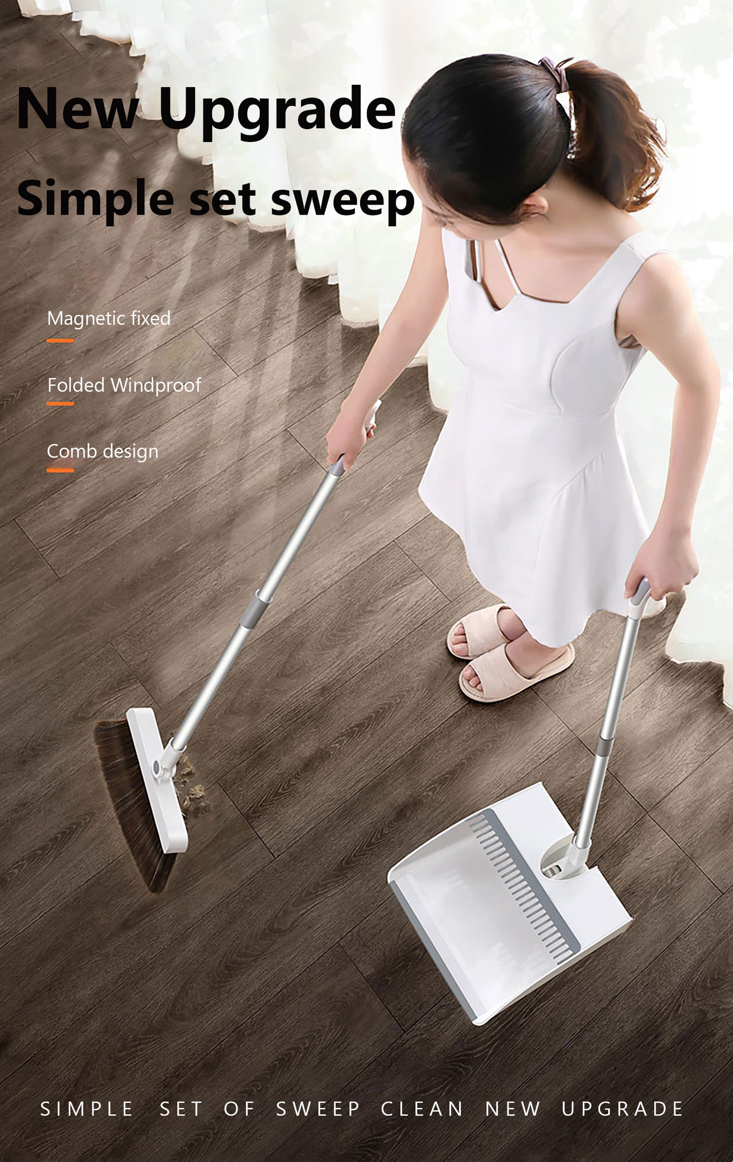 Broom and Dustpan Set