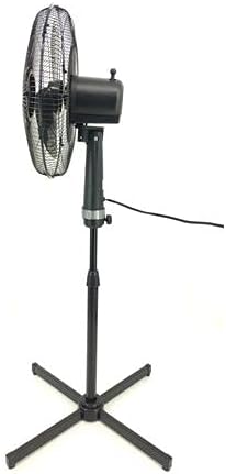 Beat the Heat! Mainstays 16" Stand Fan – Black
