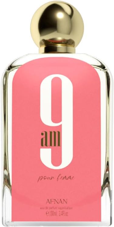 Afnan 9 AM Pour Femme Eau De Parfum, 3.4 Fl. Oz