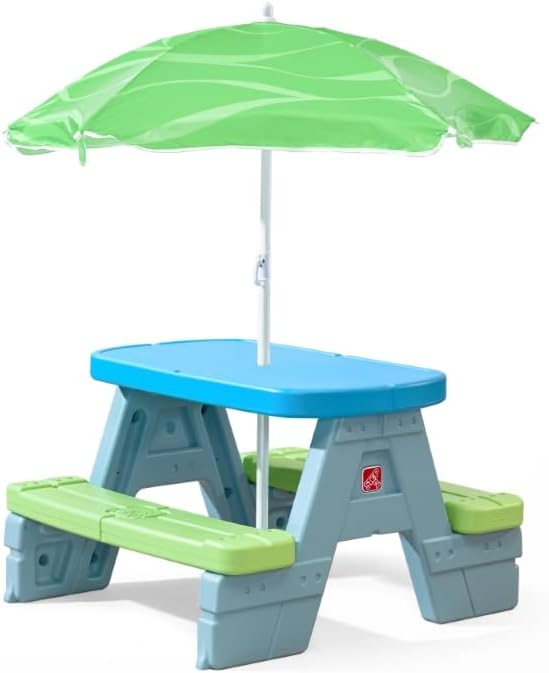 Sun & Shade Picnic Table with Umbrella