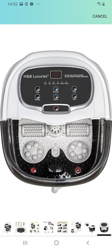 H&B Luxuries Foot Spa Massager