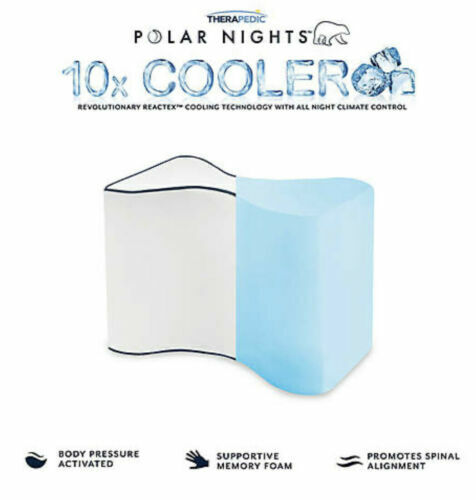 Therapedic Polar Nights Cooling Memory Foam Knee Pillow