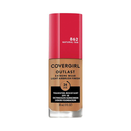 Covergirl Outlast Extreme  Liquid Foundation,Natural Tan