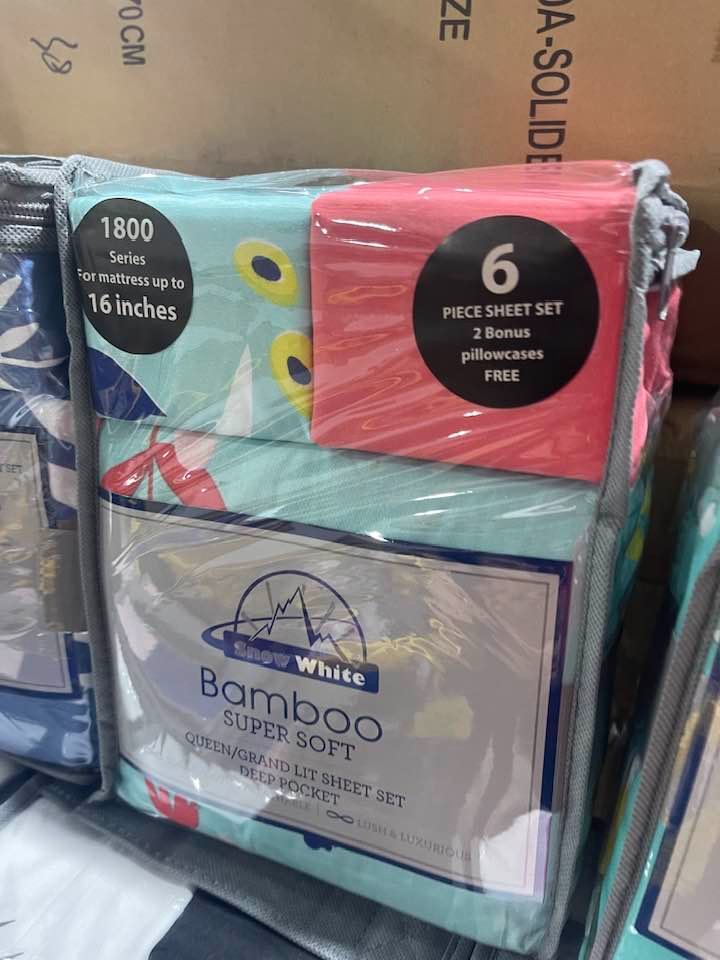 Bamboo Super Soft 6 Piece Sheet Set
