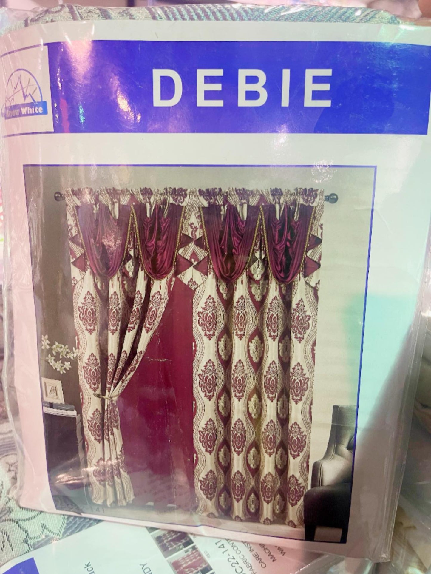 Fabric Polyester Curtain ( 2 pcs)