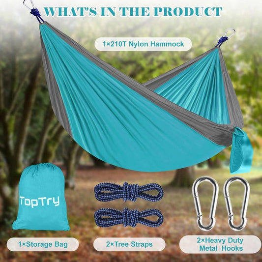 Hammock with Rope and Metal Clip