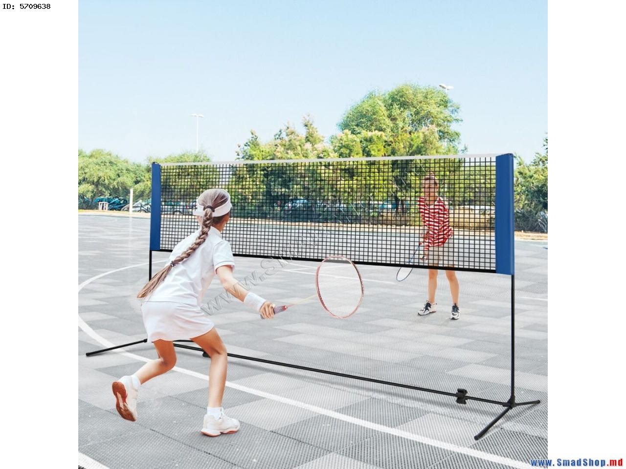 Costway SP38006 – 10 ft Adjustable Badminton Racket Set