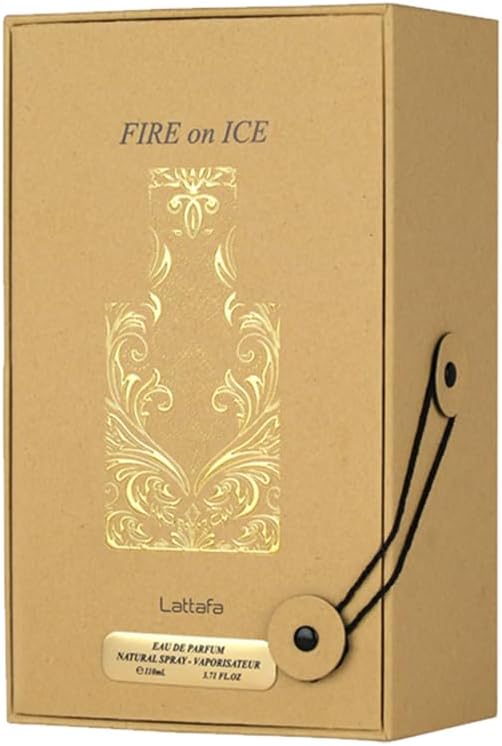 Lattafa Fire On Ice – Fruity, Spicy, Woody, Ambery – Eau de Parfum Spray