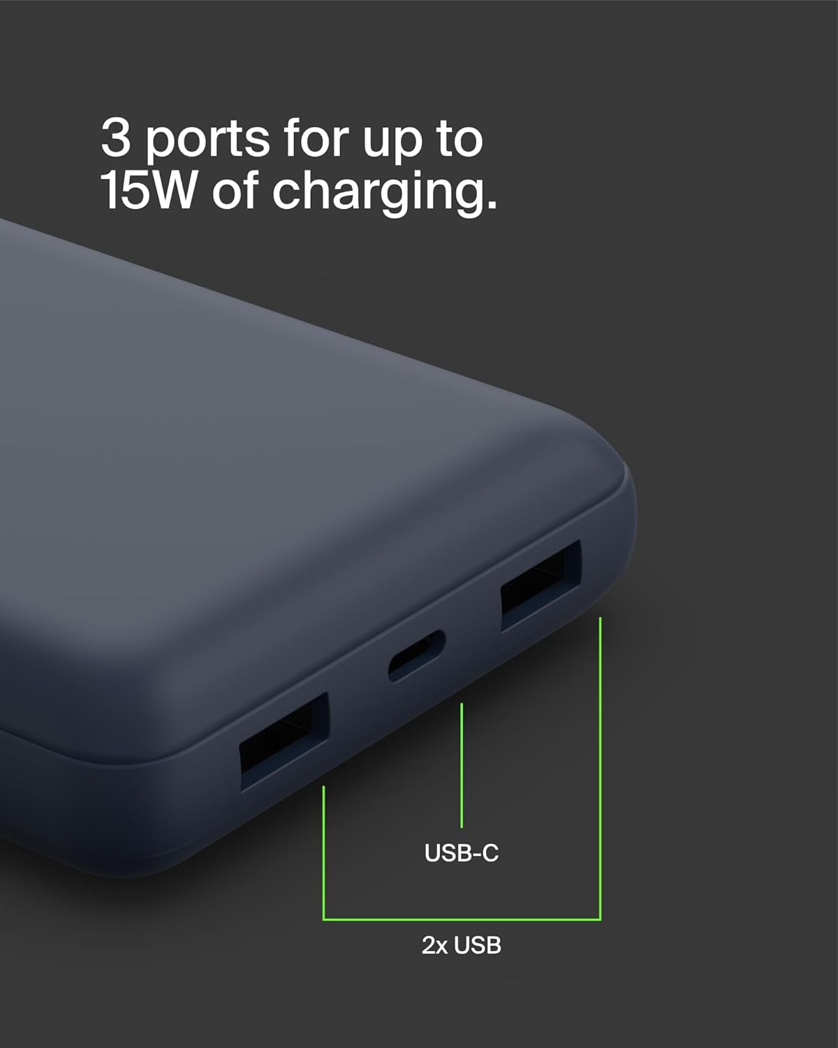 Portable Charger – 10,000 mAh Power Bank