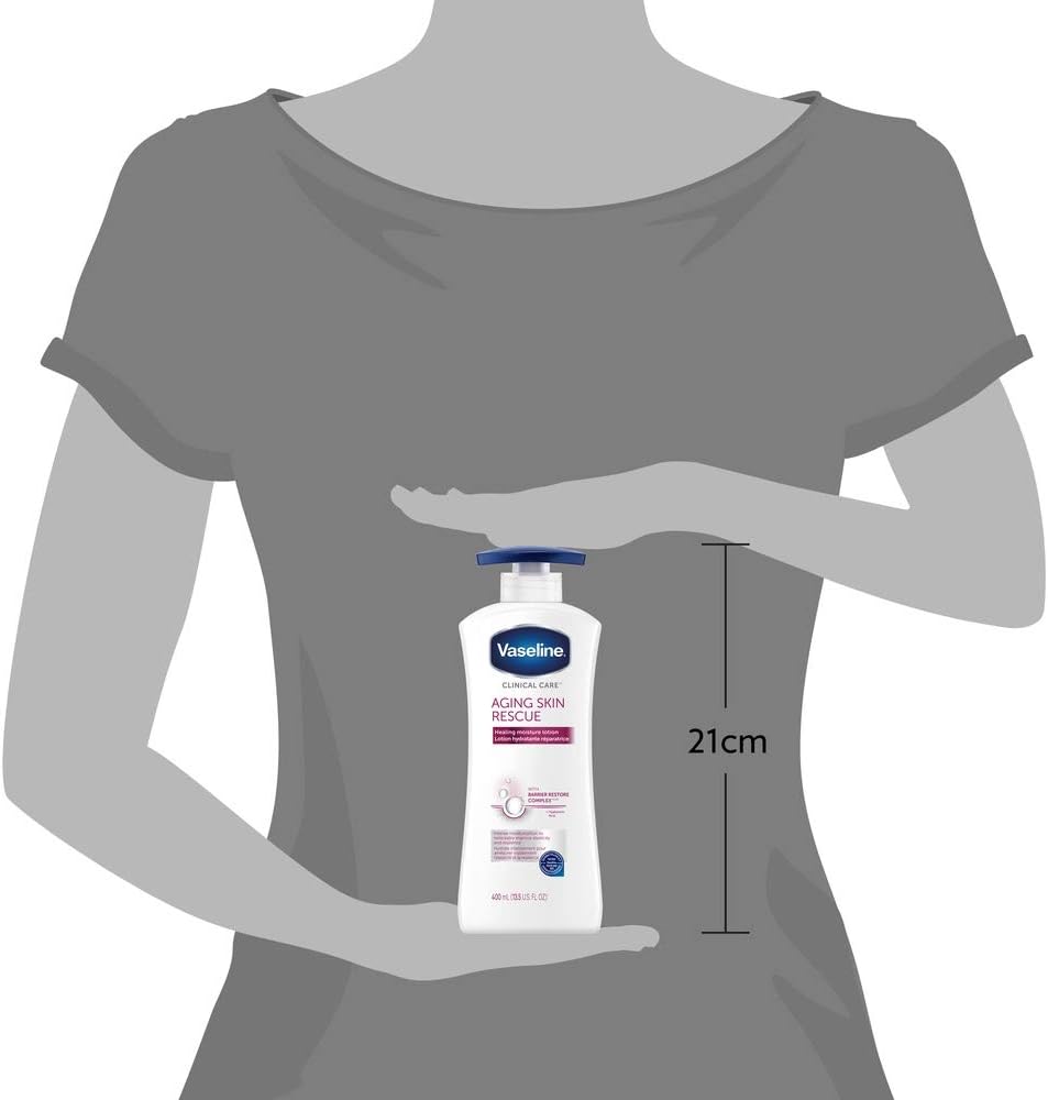 Vaseline Clinical Care Aging Skin Rescue Body Lotion 400 Ml, 400 milliliters