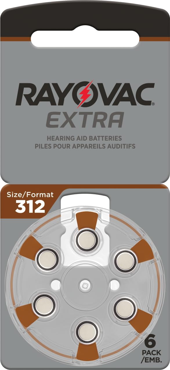 RAYOVAC® Extra Size 312 Hearing Aid Batteries
