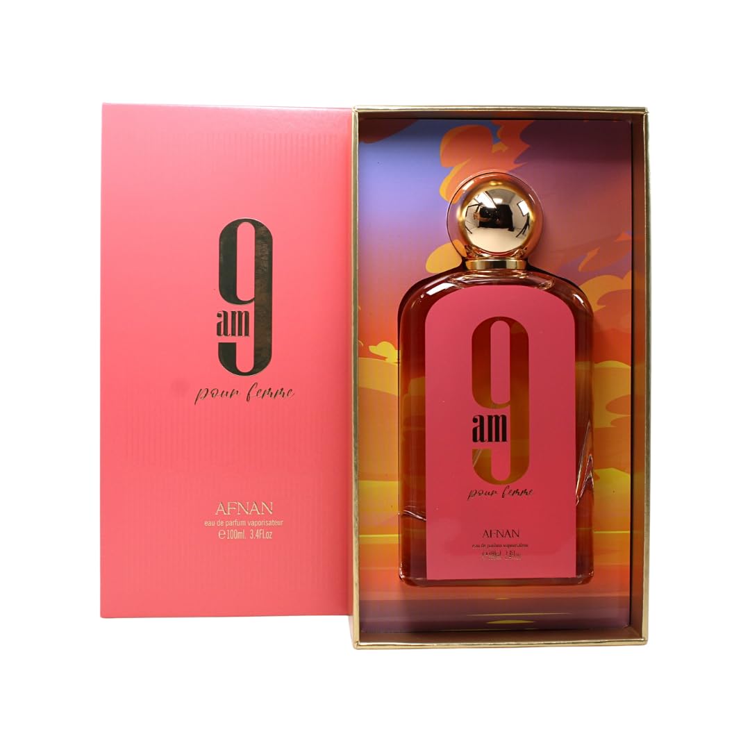 💛🌼 Afnan 9 AM Pour Femme – Eau de Parfum 3.4 oz 🌼💛