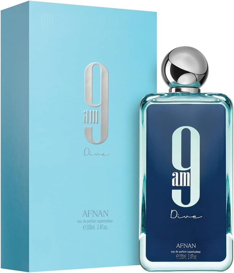 Afnan 9AM Dive – Unisex Eau de Parfum (3.4 oz / 100 ml)