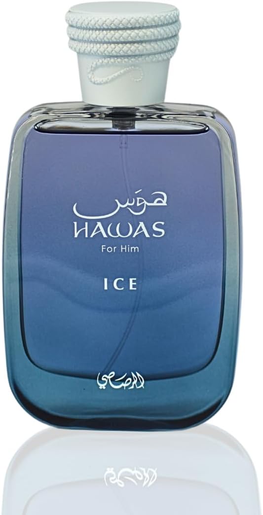 Rasasi Hawas Ice – Eau de Parfum 3.4 oz (Men) 💙🧊  BRAND NEW COLLECTION