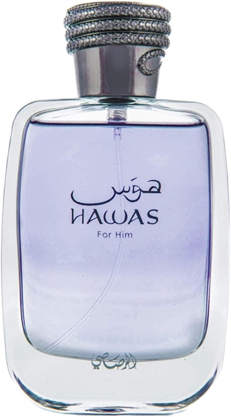 RASSASI Hawas for Him Eau de Parfum, 3.4 Ounce