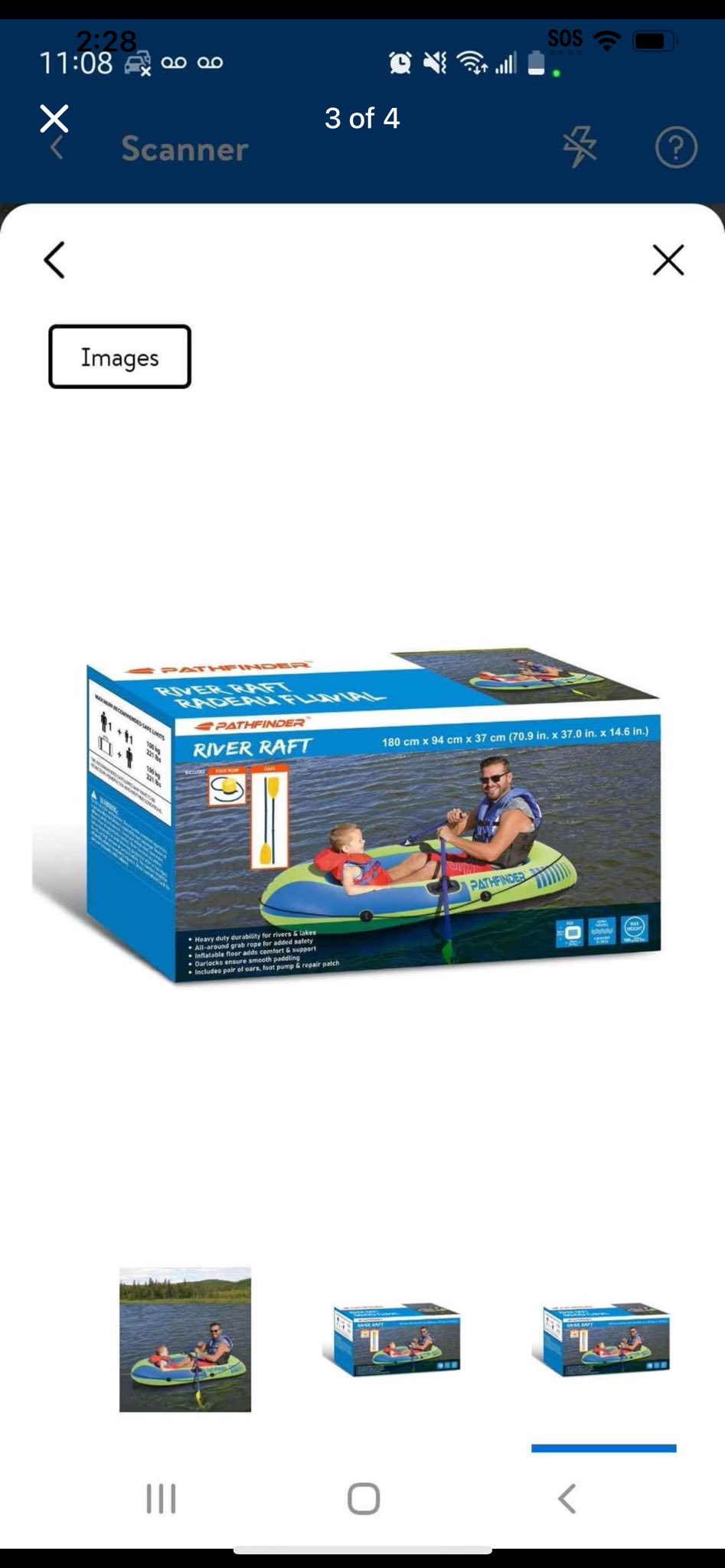 Pathfinder Raft Boat Set