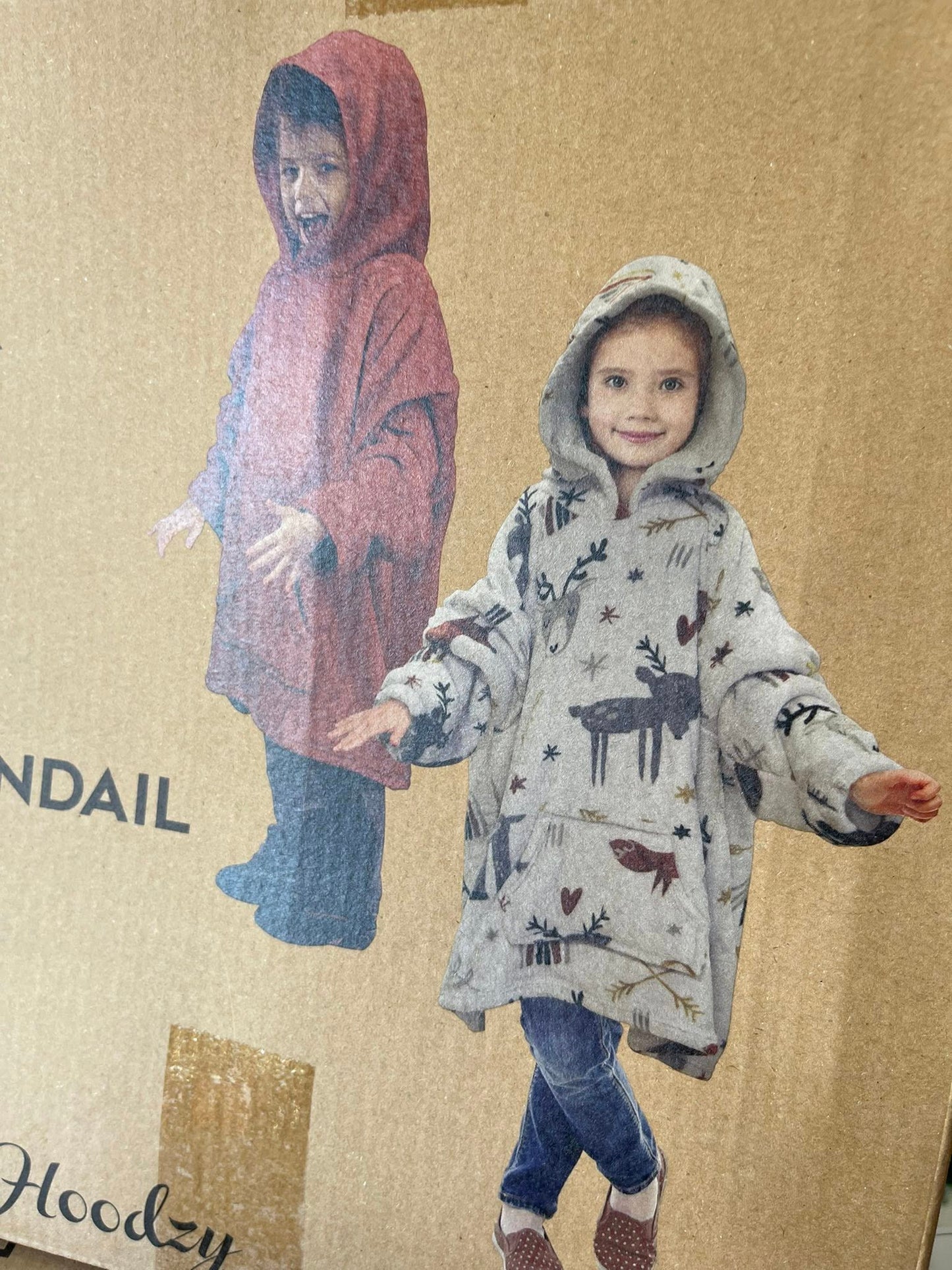 Blanket Hoodie Kids Comfy Oodie Wearable Blanket