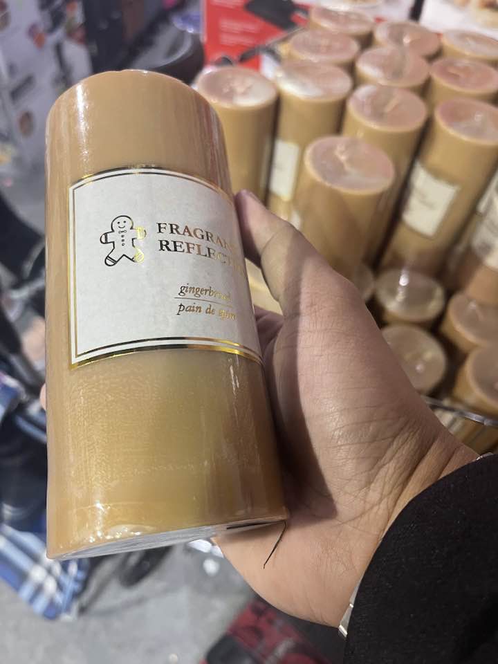 Fragrant Reflection 6" Pillar Candle (Gingerbread Cookie) -