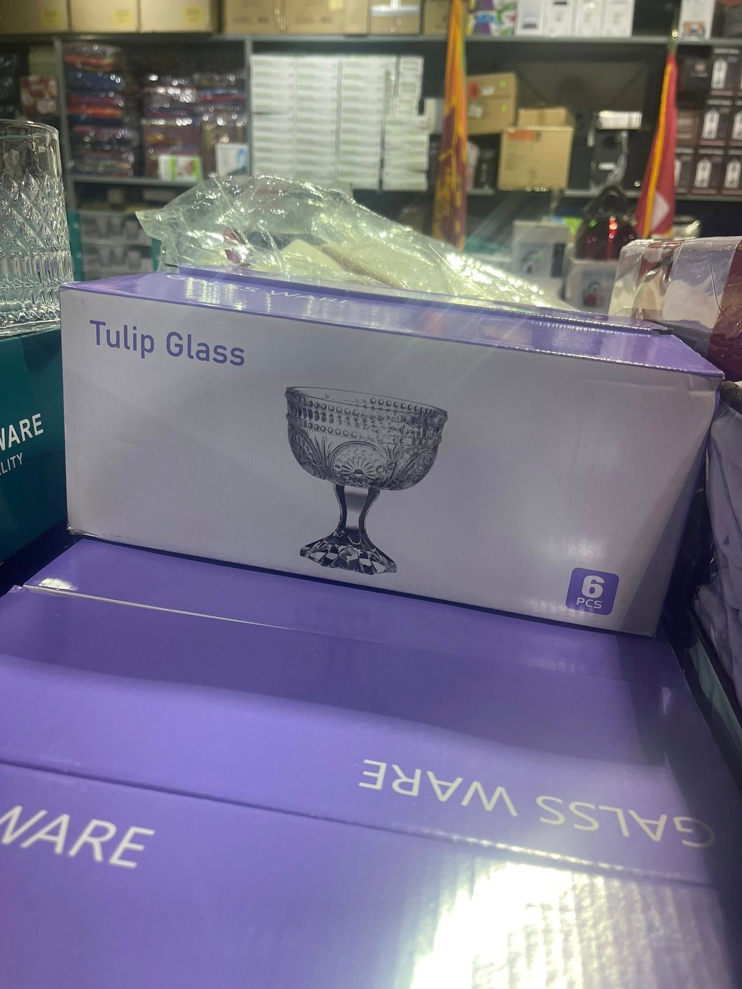 Tulip Glass Dessert Bowl Set – 6 Pieces!