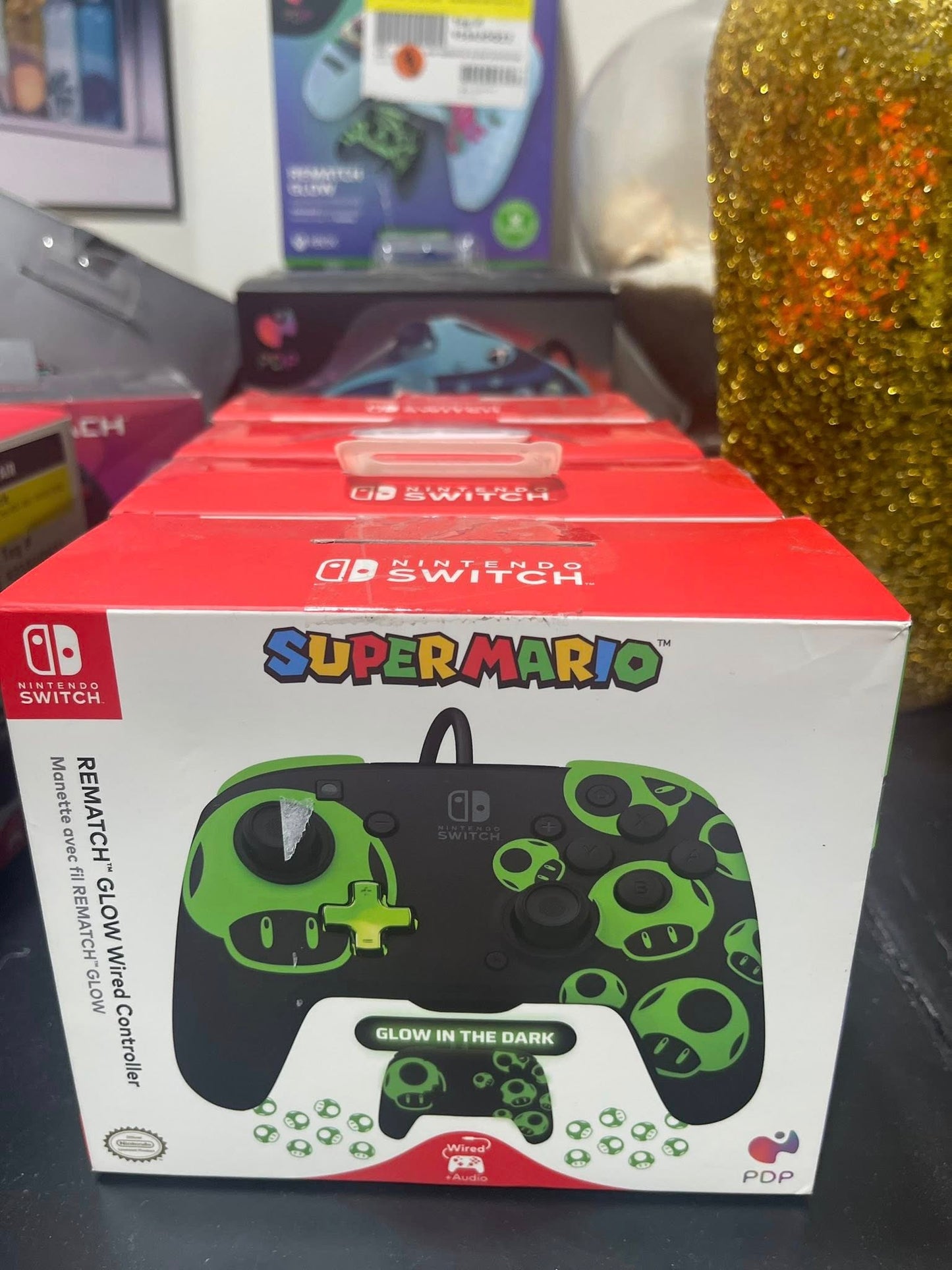 PDP REMATCH Enhanced Wired Nintendo Switch Pro Controller, Switc