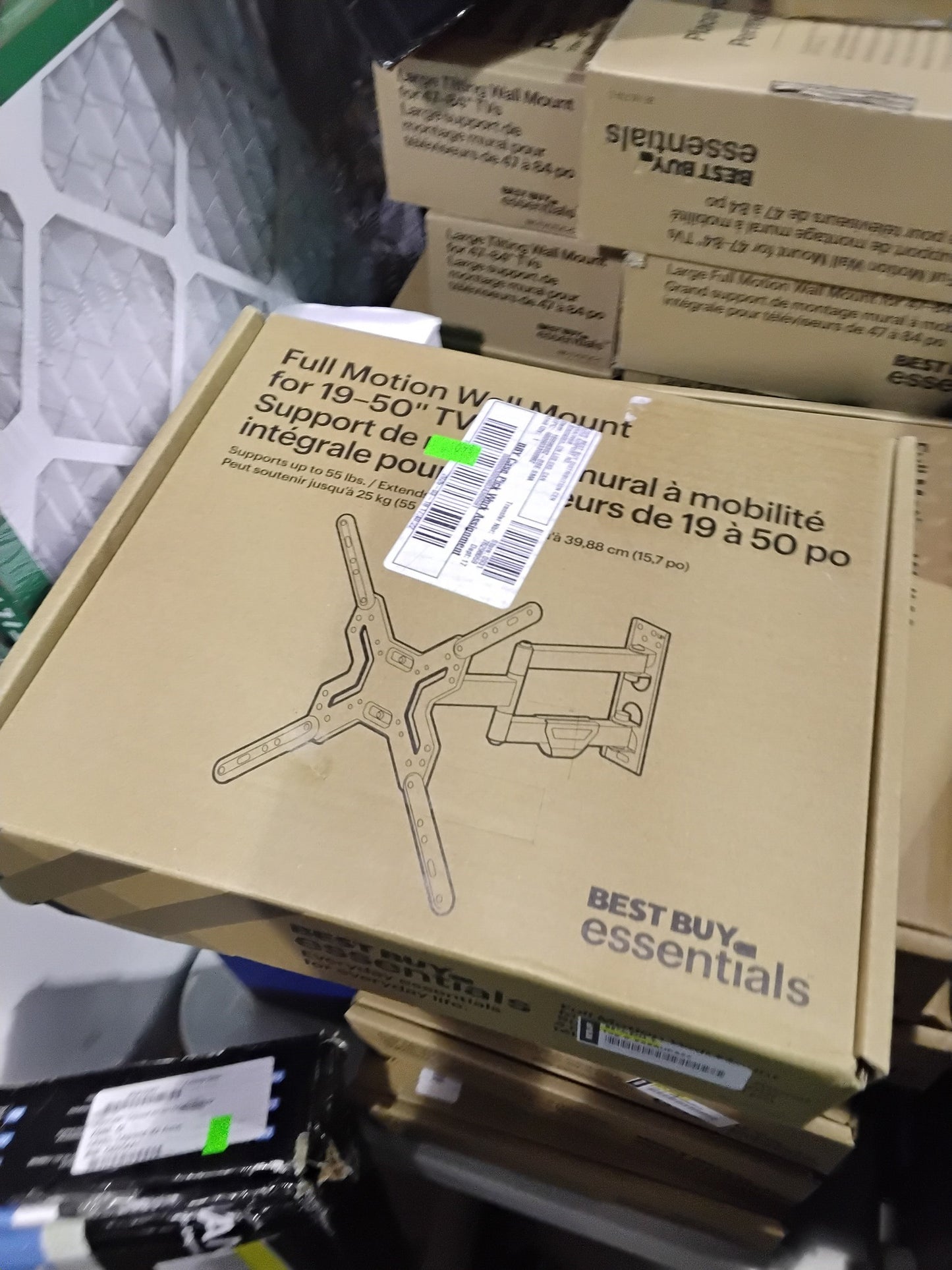 19" – 50" Full Motion TV Wall Mount