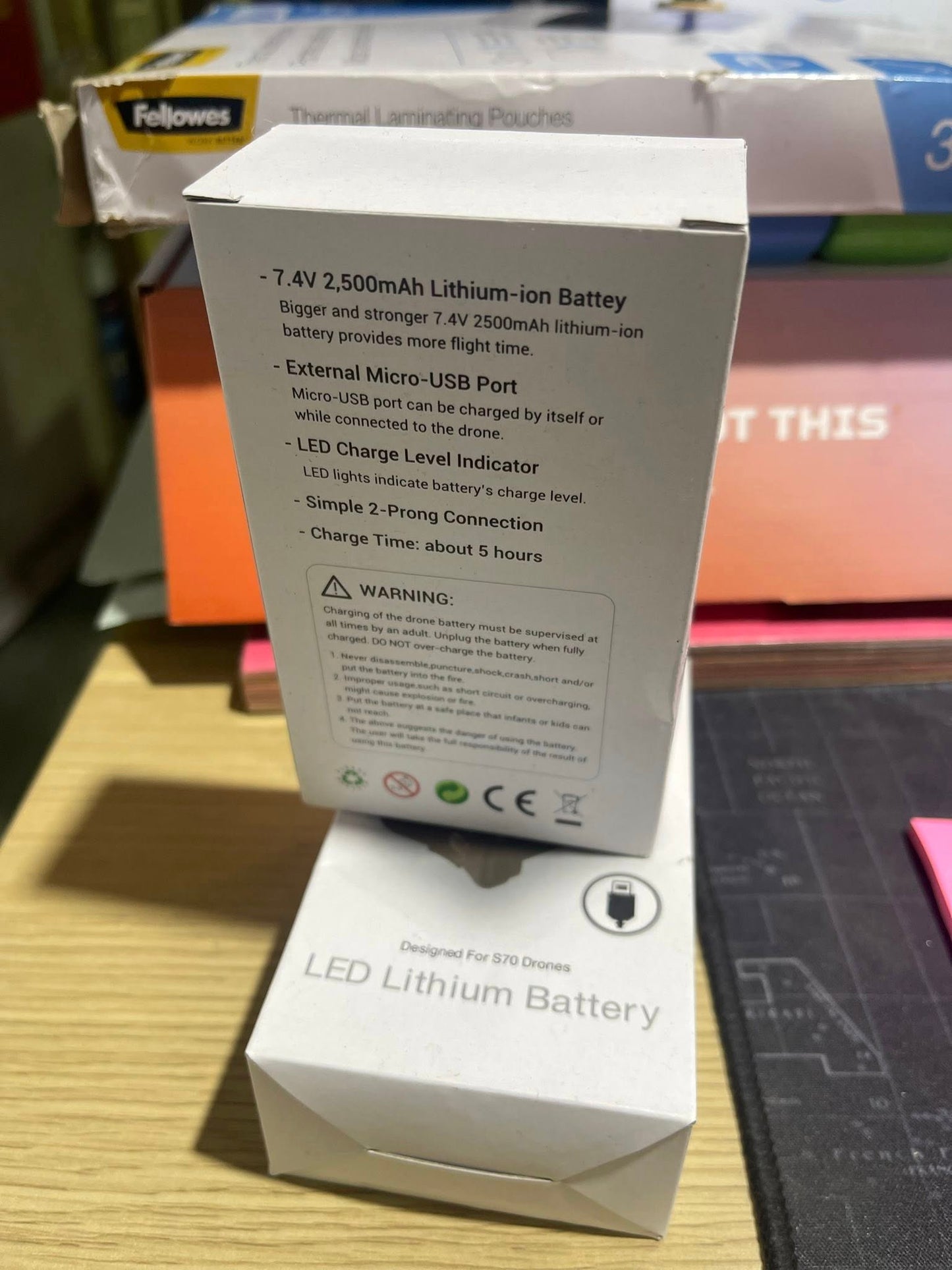 7.4V 2500mAh lipo Battery for HS100 S70 T35 S70W 7.4v RC Drone Battery for Holy Stone HS100 SJ/RC for SJRC S70W